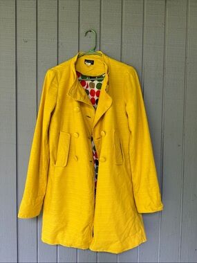Jcrew Mustard Button Jacket Size 6